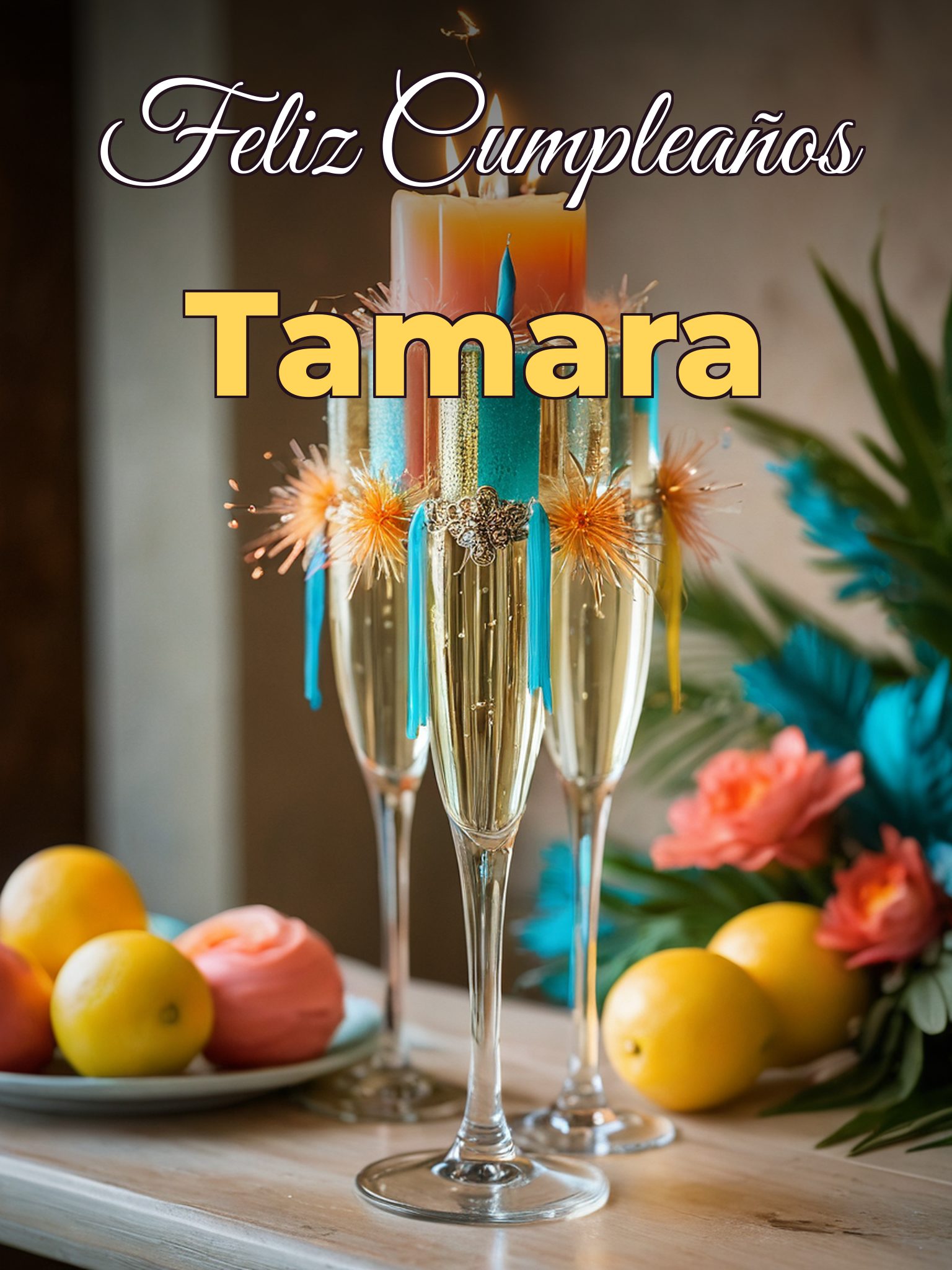Feliz cumpleaños tamara