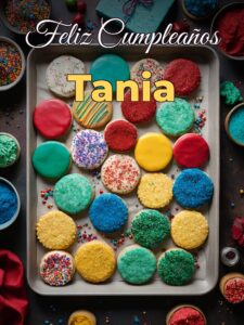 Feliz cumpleaños tania