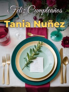 Feliz cumpleaños tania nuñez