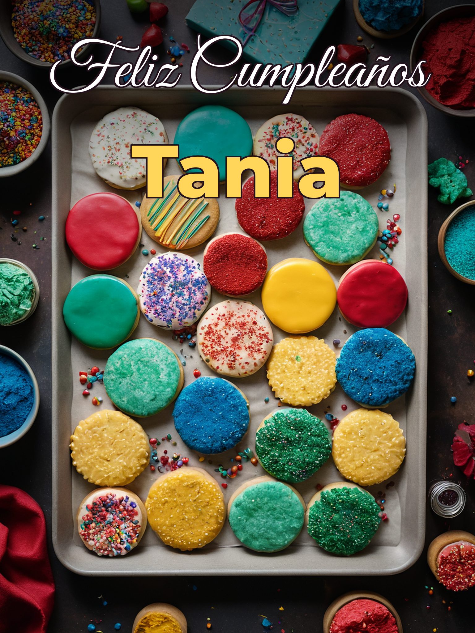 Feliz cumpleaños tania