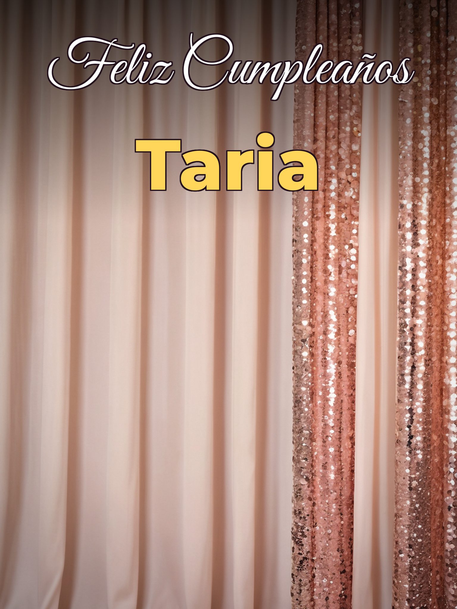 Feliz cumpleaños taria
