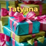 feliz cumpleaños tatyana