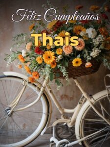 Feliz cumpleaños thais