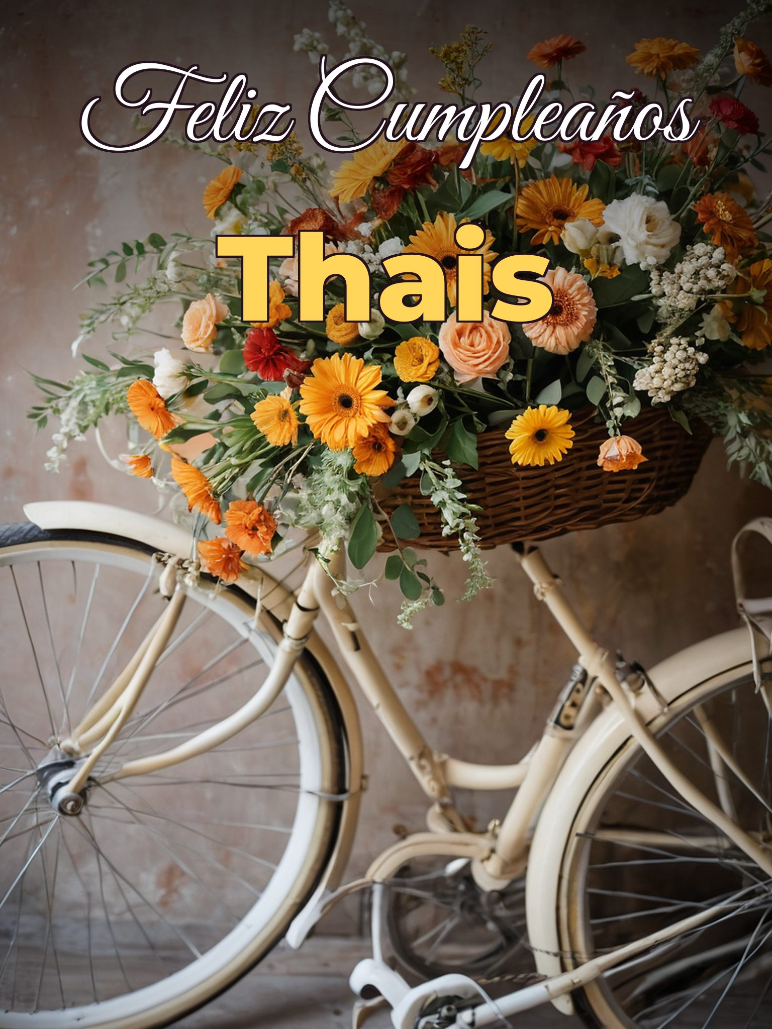 Feliz cumpleaños thais