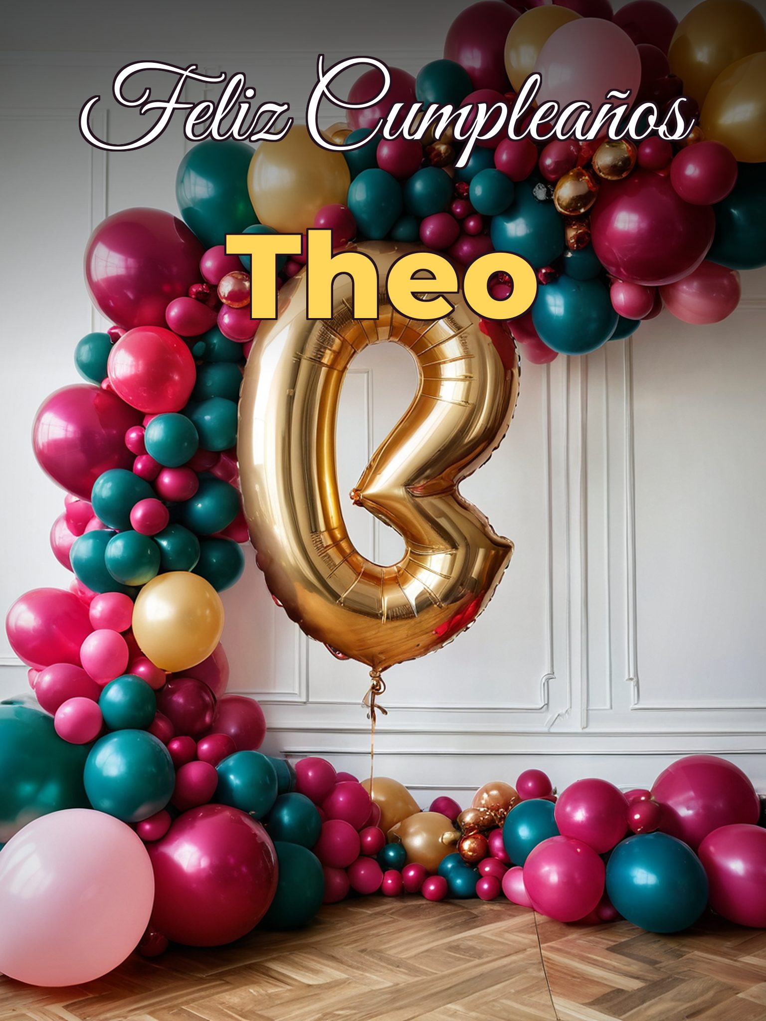 Feliz cumpleaños theo