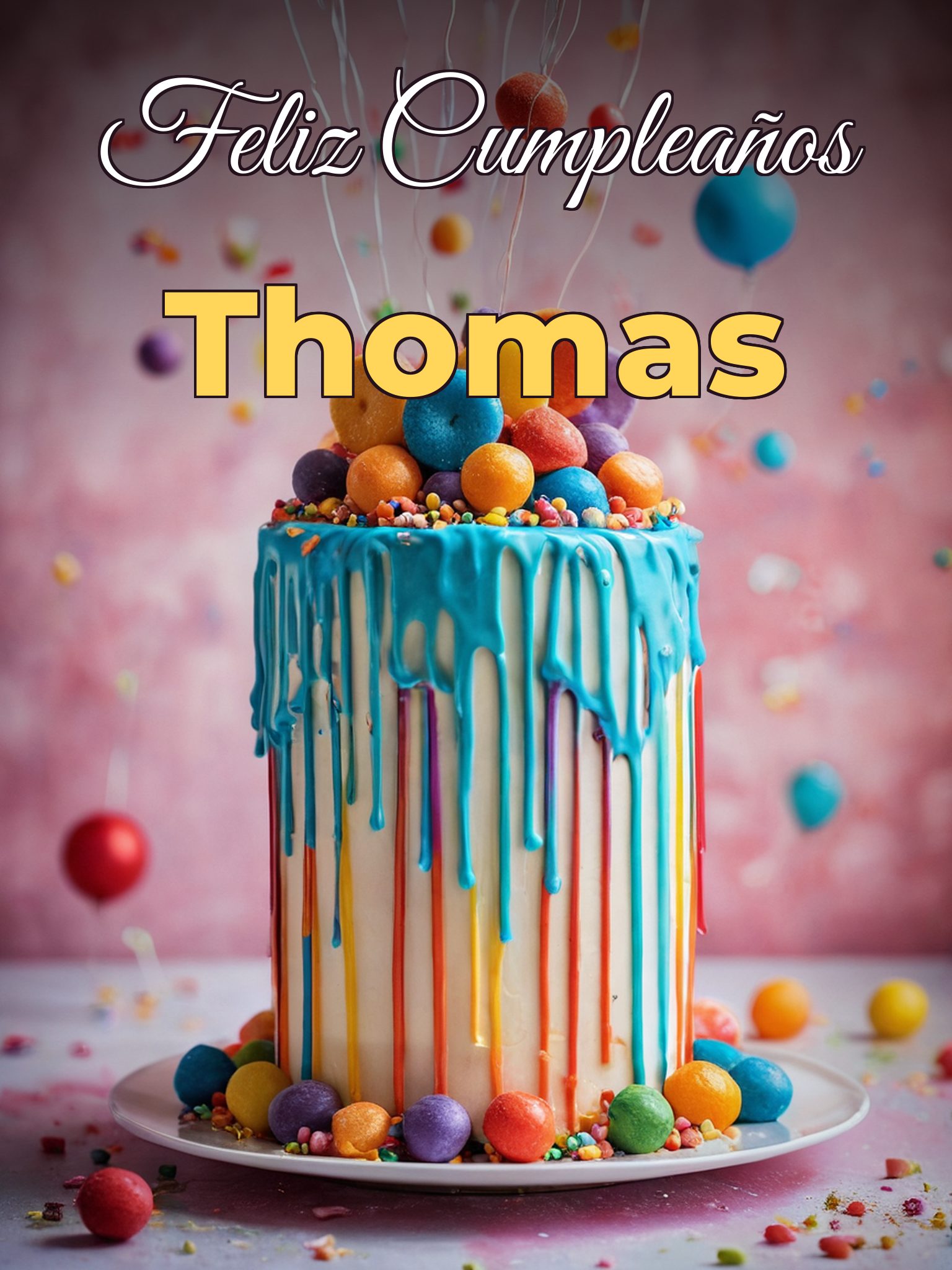 Feliz cumpleaños thomas