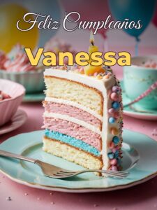 Feliz cumpleaños vanessa