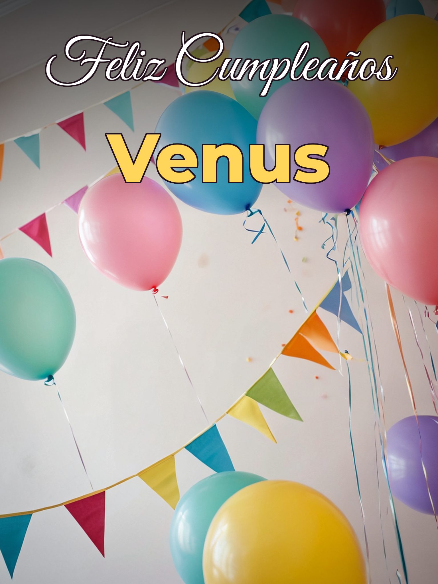Feliz cumpleaños venus