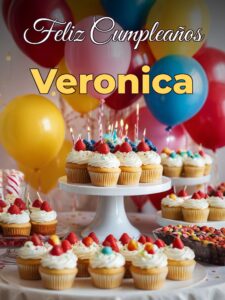 Feliz cumpleaños veronica