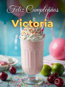 Feliz cumpleaños victoria