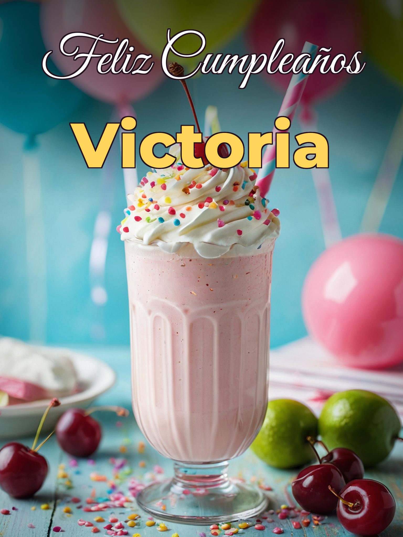 Feliz cumpleaños victoria