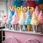 feliz cumpleaños violeta