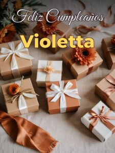 Feliz cumpleaños violetta
