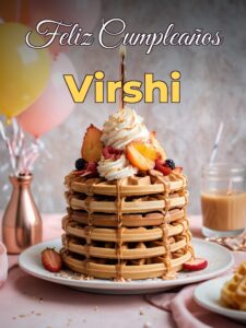 Feliz cumpleaños virshi