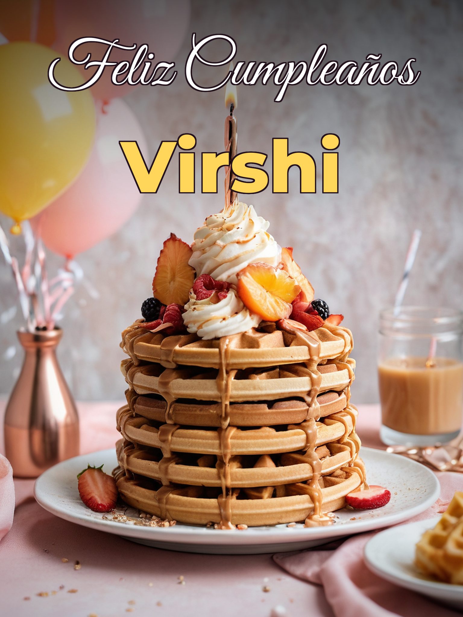 Feliz cumpleaños virshi