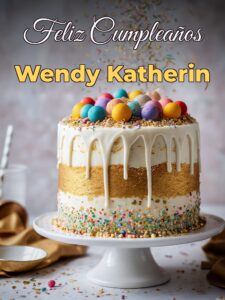Feliz cumpleaños wendy katherin
