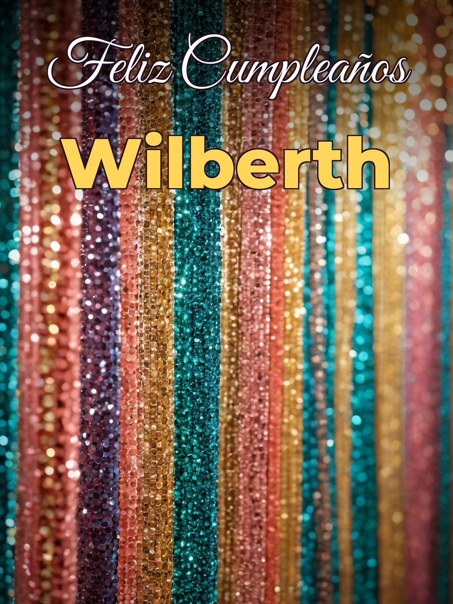 Feliz cumpleaños wilberth
