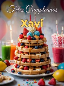 Feliz cumpleaños xavi
