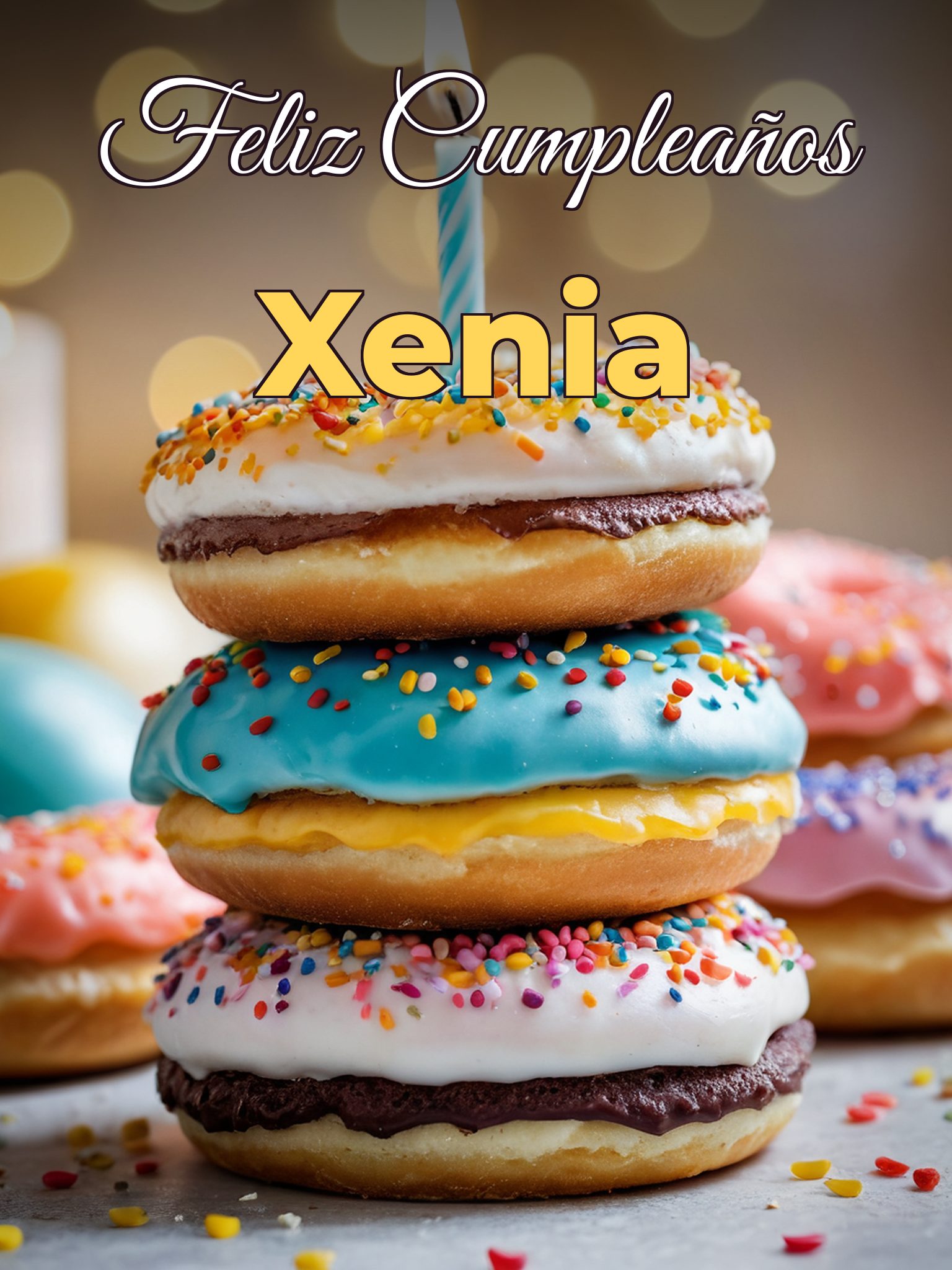 Feliz cumpleaños xenia