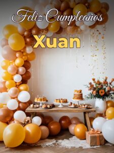 Feliz cumpleaños xuan