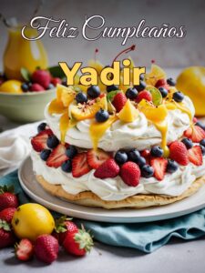 Feliz cumpleaños yadir