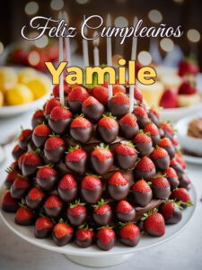 Feliz cumpleaños yamile