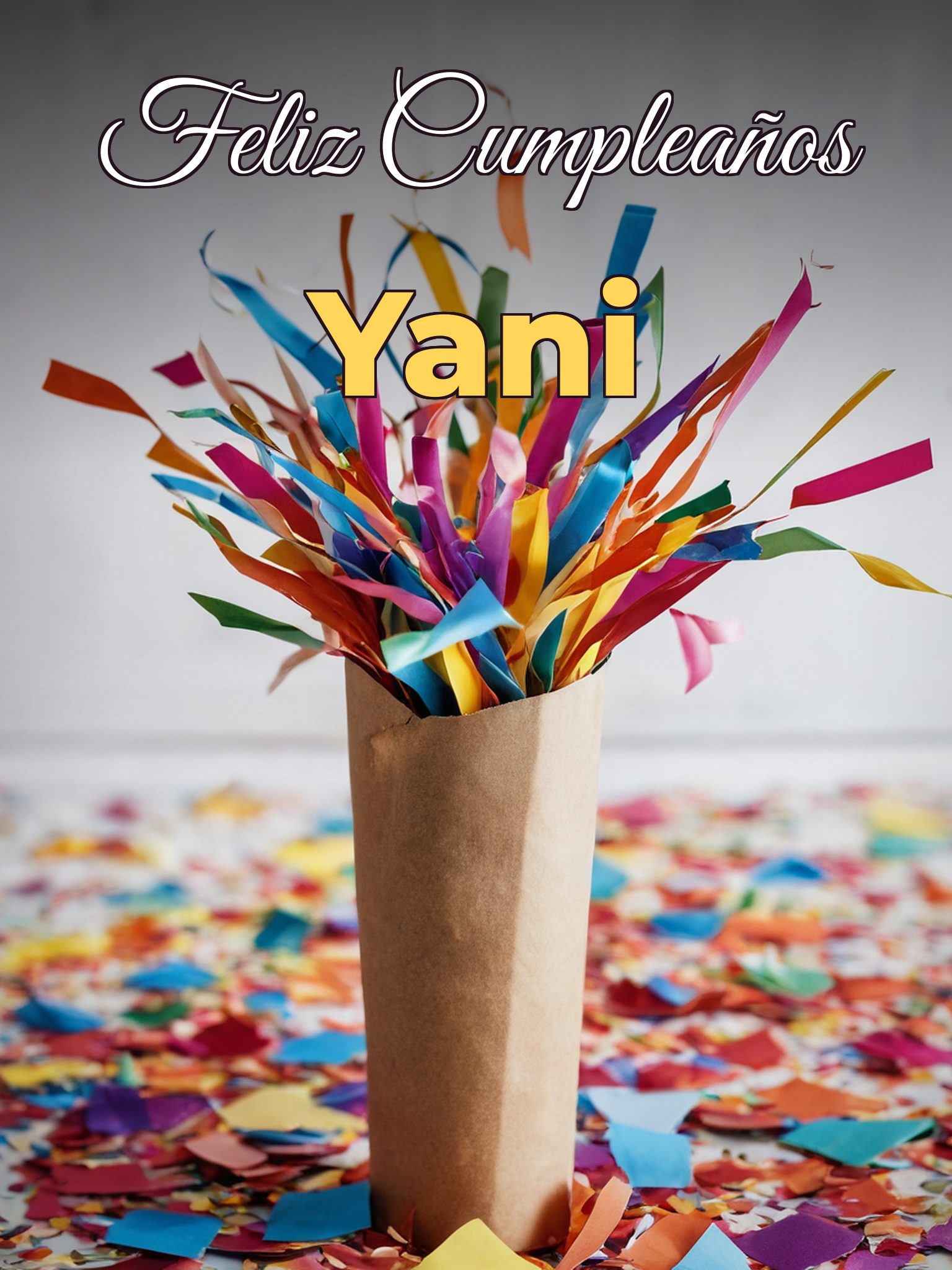 Feliz cumpleaños yani