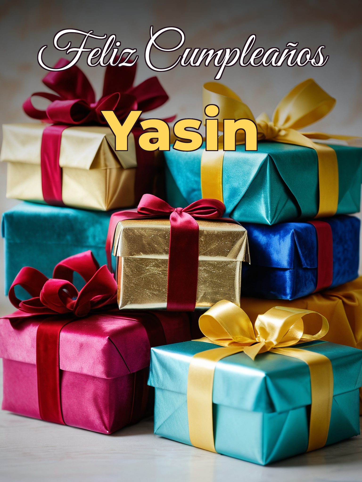 Feliz cumpleaños yasin