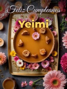 Feliz cumpleaños yeimi