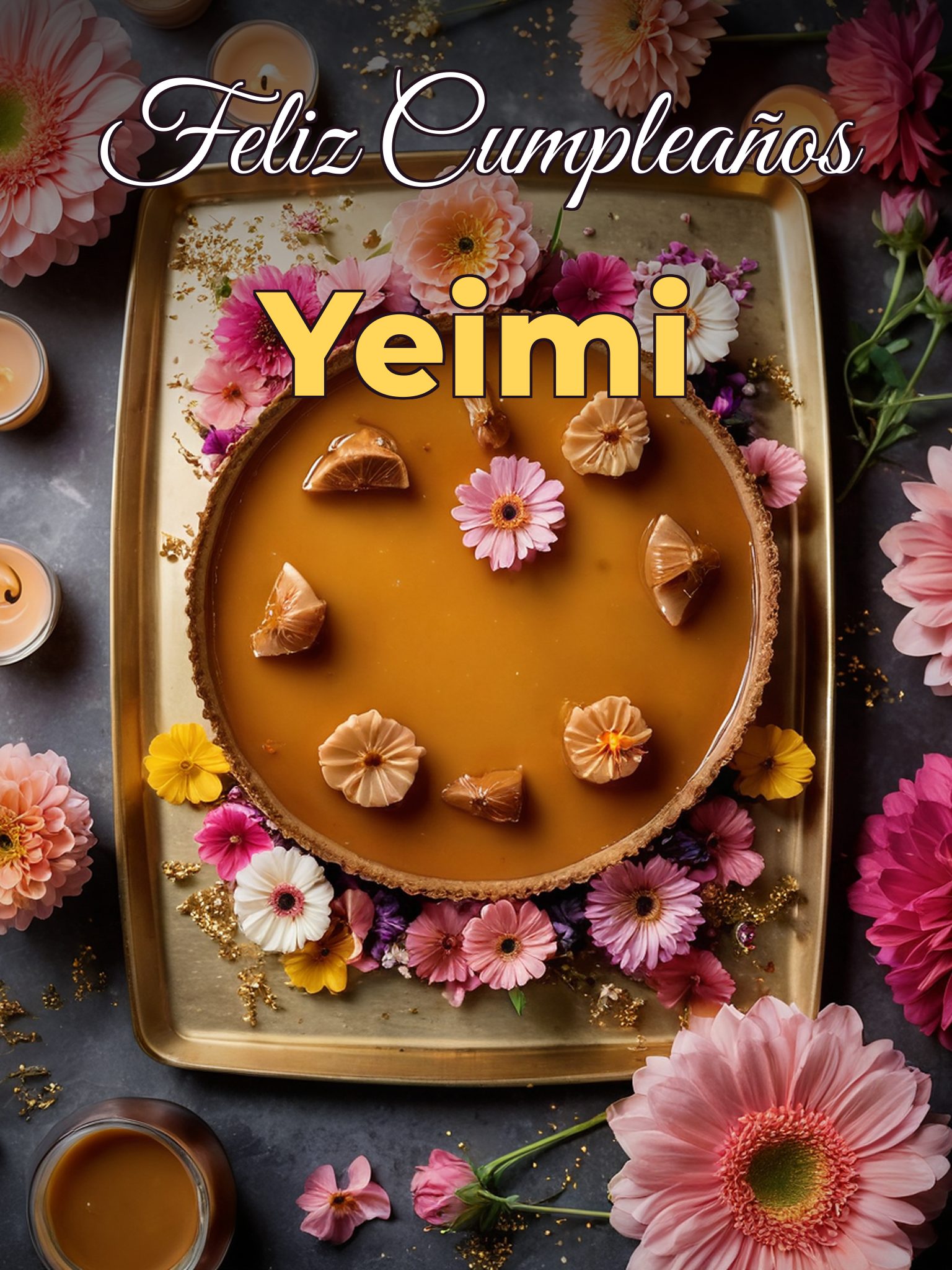 Feliz cumpleaños yeimi
