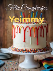 Feliz cumpleaños yeimmy