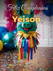 Feliz cumpleaños yeison