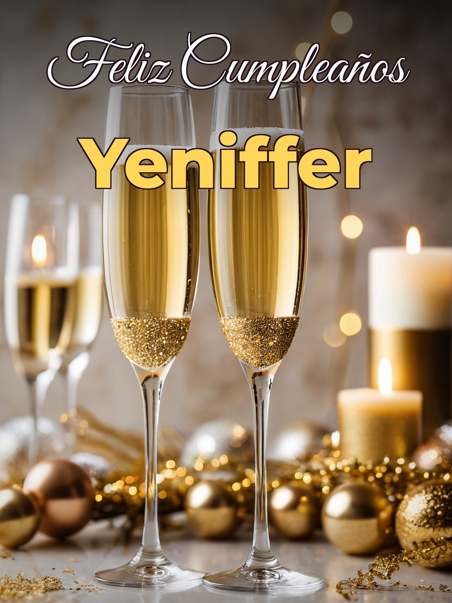 Feliz cumpleaños yeniffer
