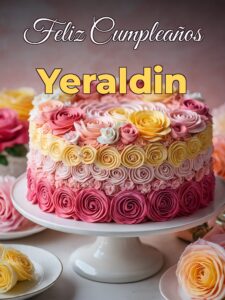Feliz cumpleaños yeraldin