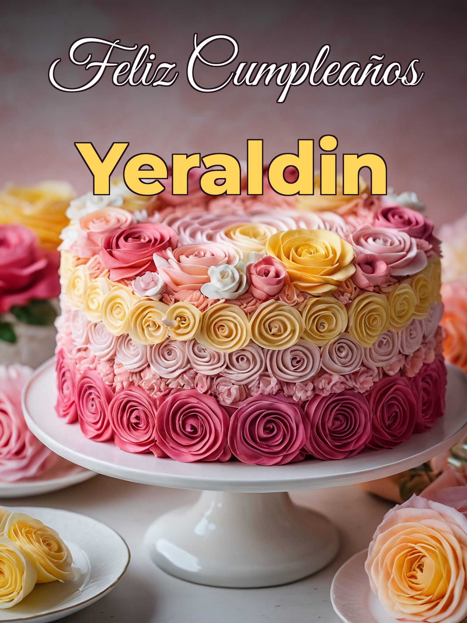 Feliz cumpleaños yeraldin