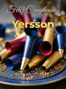 Feliz cumpleaños yersson