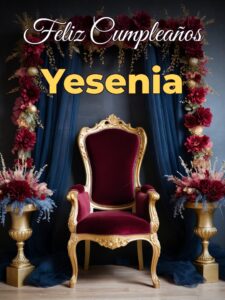 Feliz cumpleaños yesenia