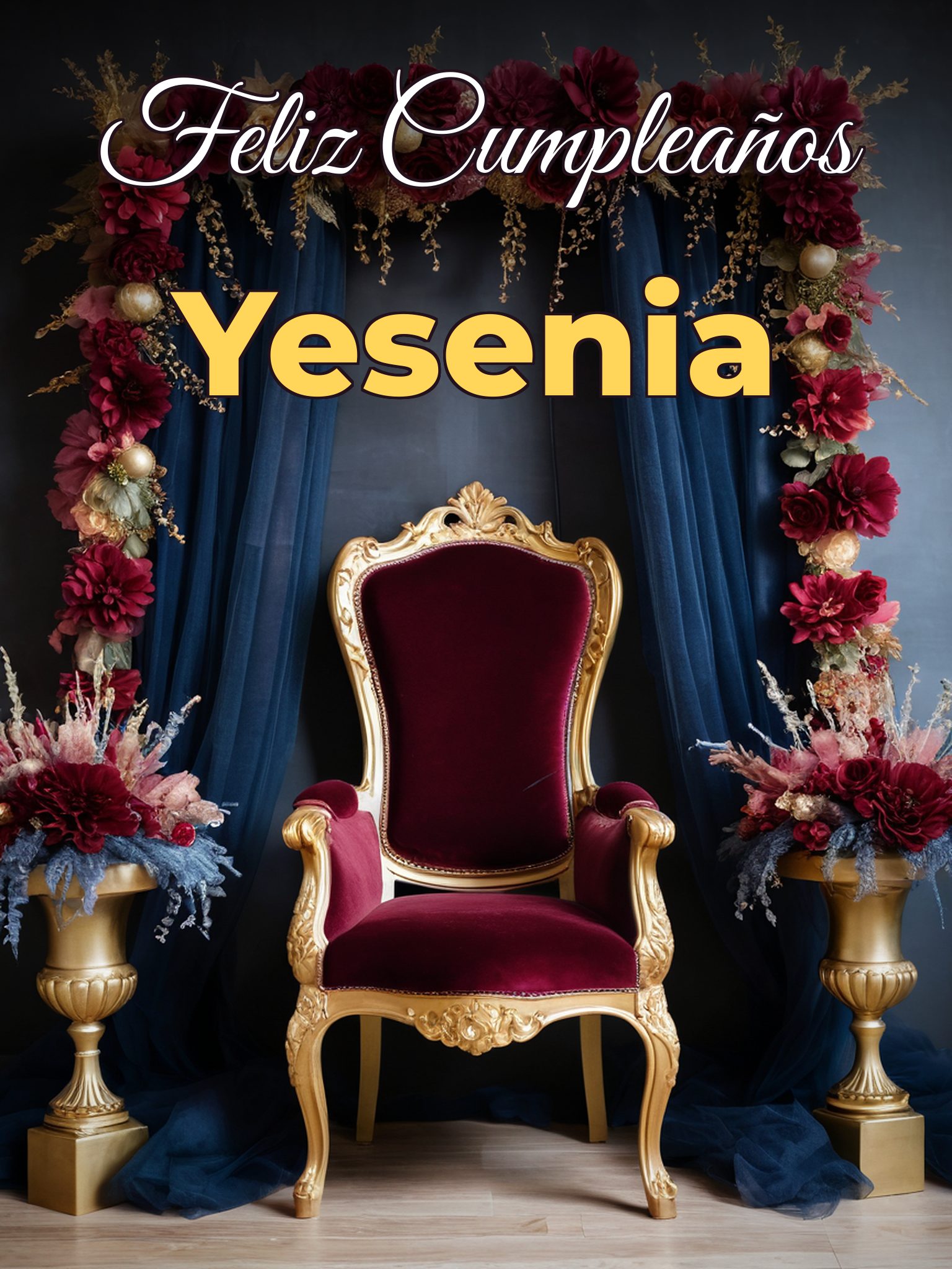 Feliz cumpleaños yesenia