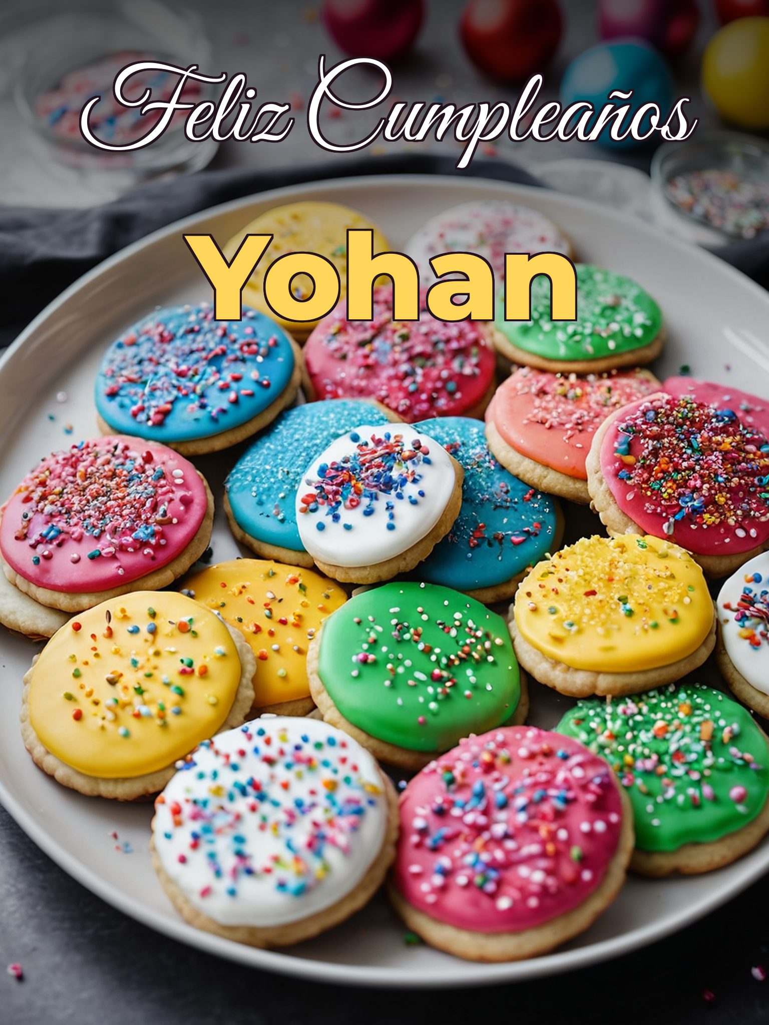 Feliz cumpleaños yohan