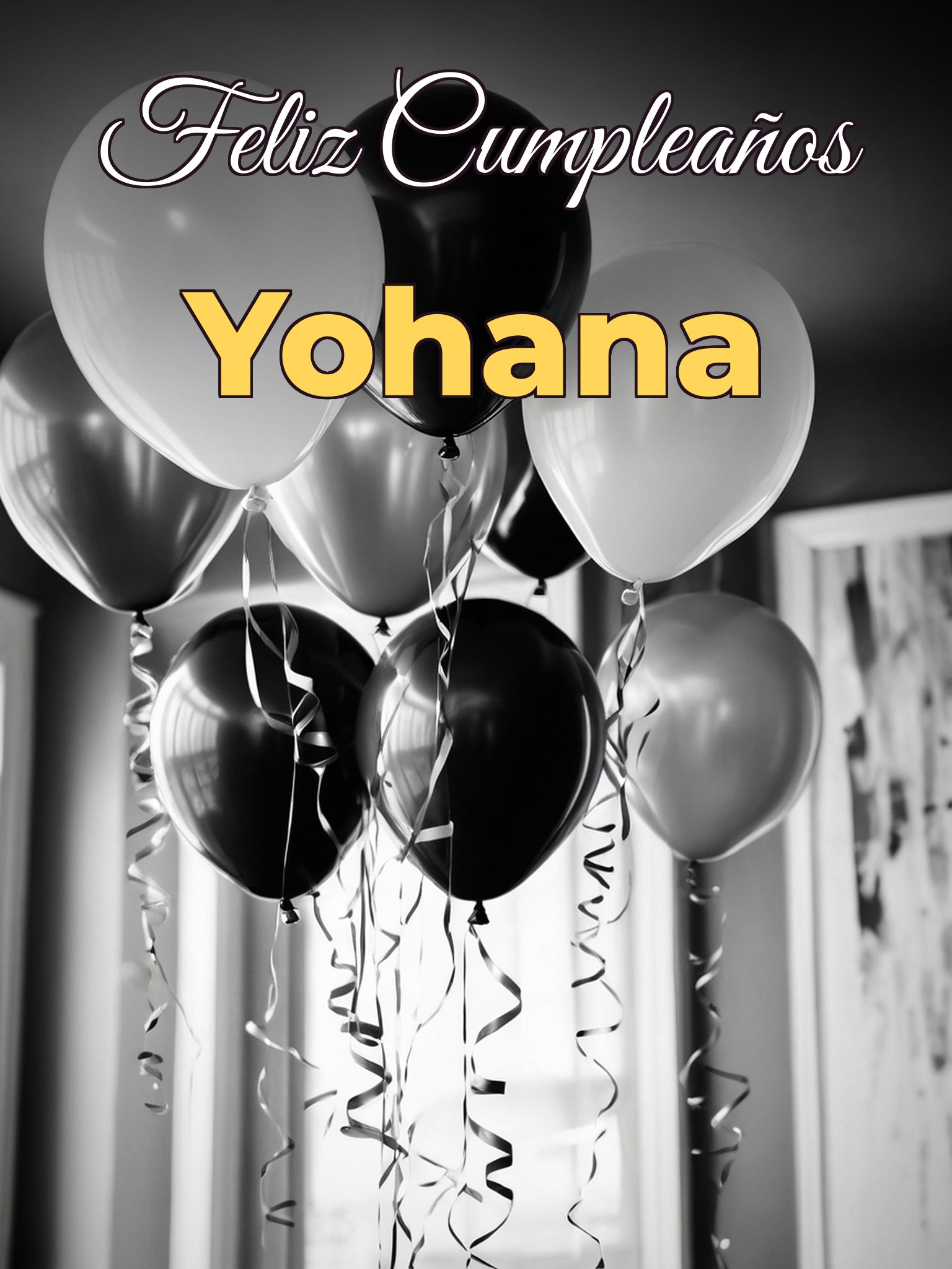Feliz cumpleaños yohana