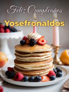 Feliz cumpleaños yosefronaldos