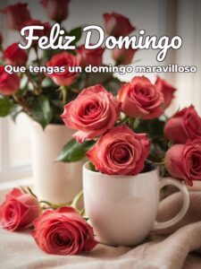 Feliz día domingo mi amor para celular
