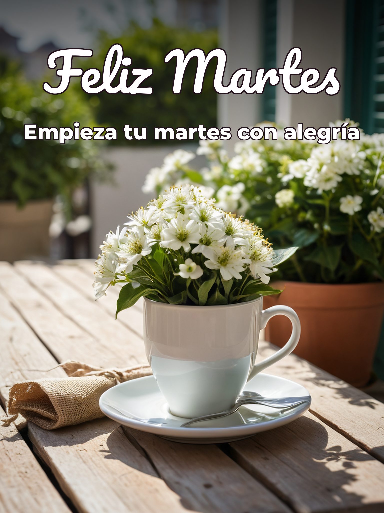 Feliz día martes frases