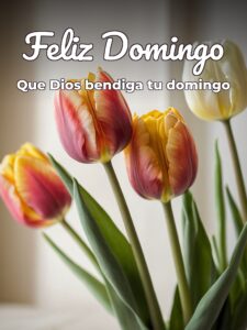 Feliz domingo con rosas para celular