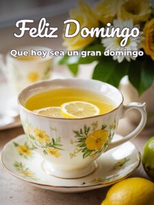 Feliz domingo flores para WhatsApp