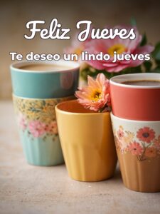 Feliz jueves amigos frases para celular descargar