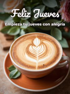Feliz jueves con flores para Facebook