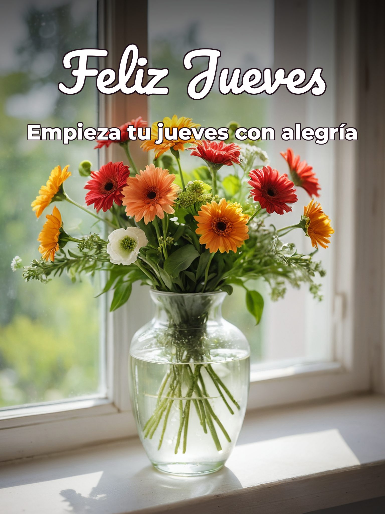 Feliz jueves con rosas para Facebook