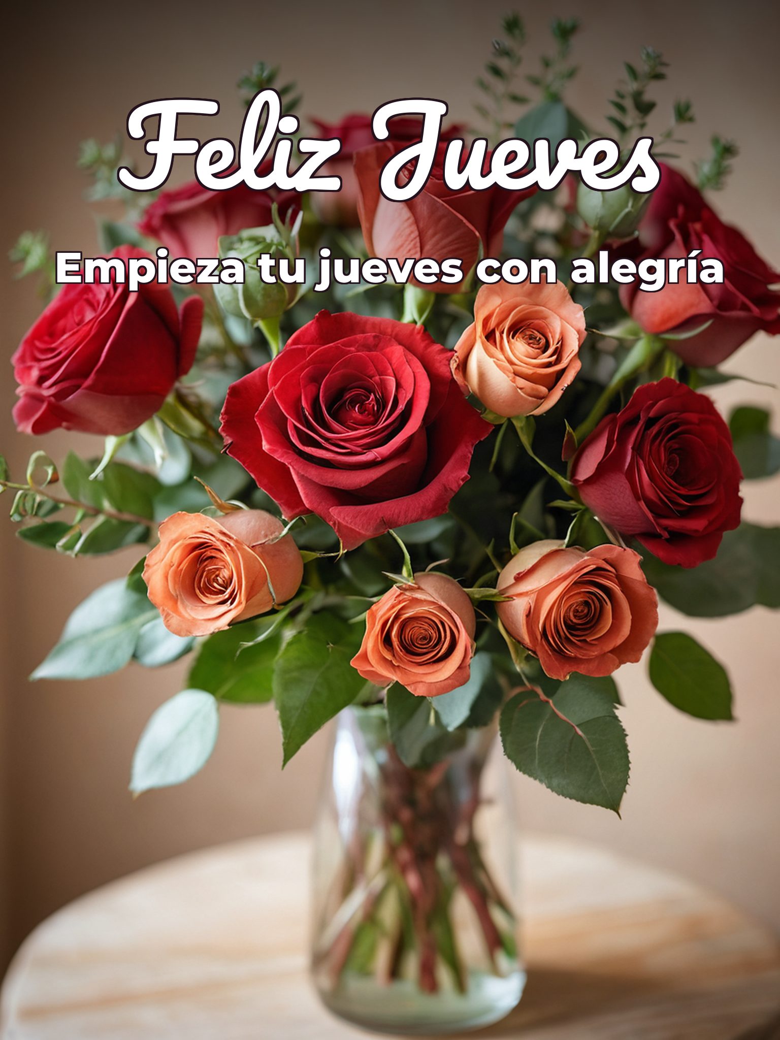 Feliz jueves mi amor para WhatsApp