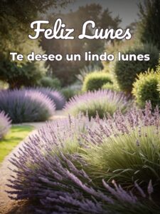 Feliz lunes con flores